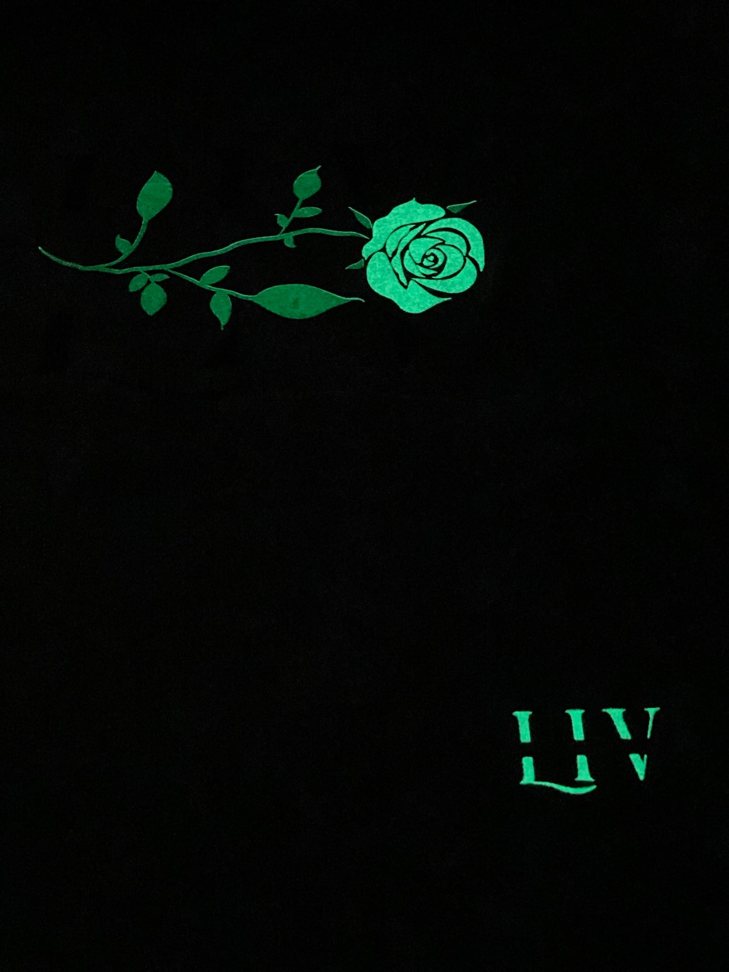 “Glowing Rose” Long Sleeve Tee