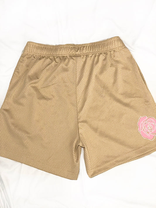 “Tan Mesh” Daddy Shorts