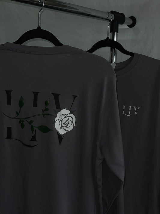 “Glowing Rose” Long Sleeve Tee